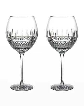 Waterford Irish Lace Red Wine Glasses, Set of 2
